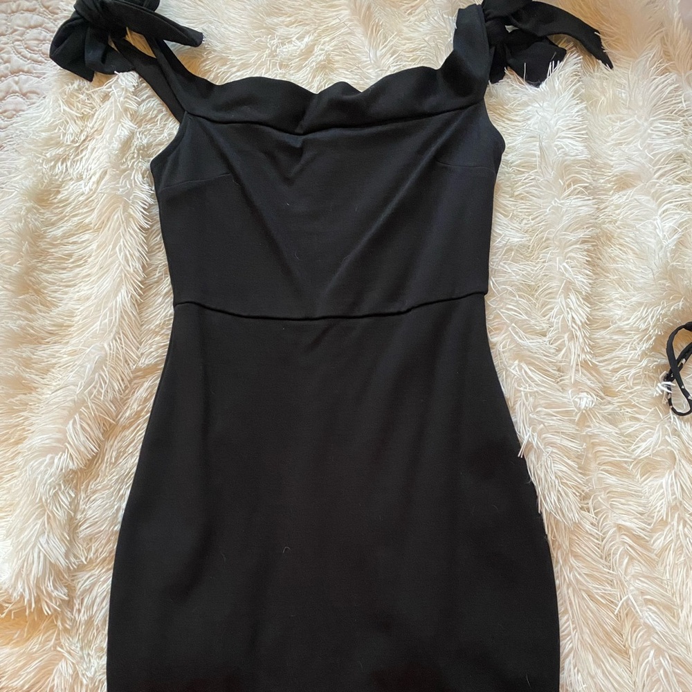 Elegant Black Off-Shoulder Dress